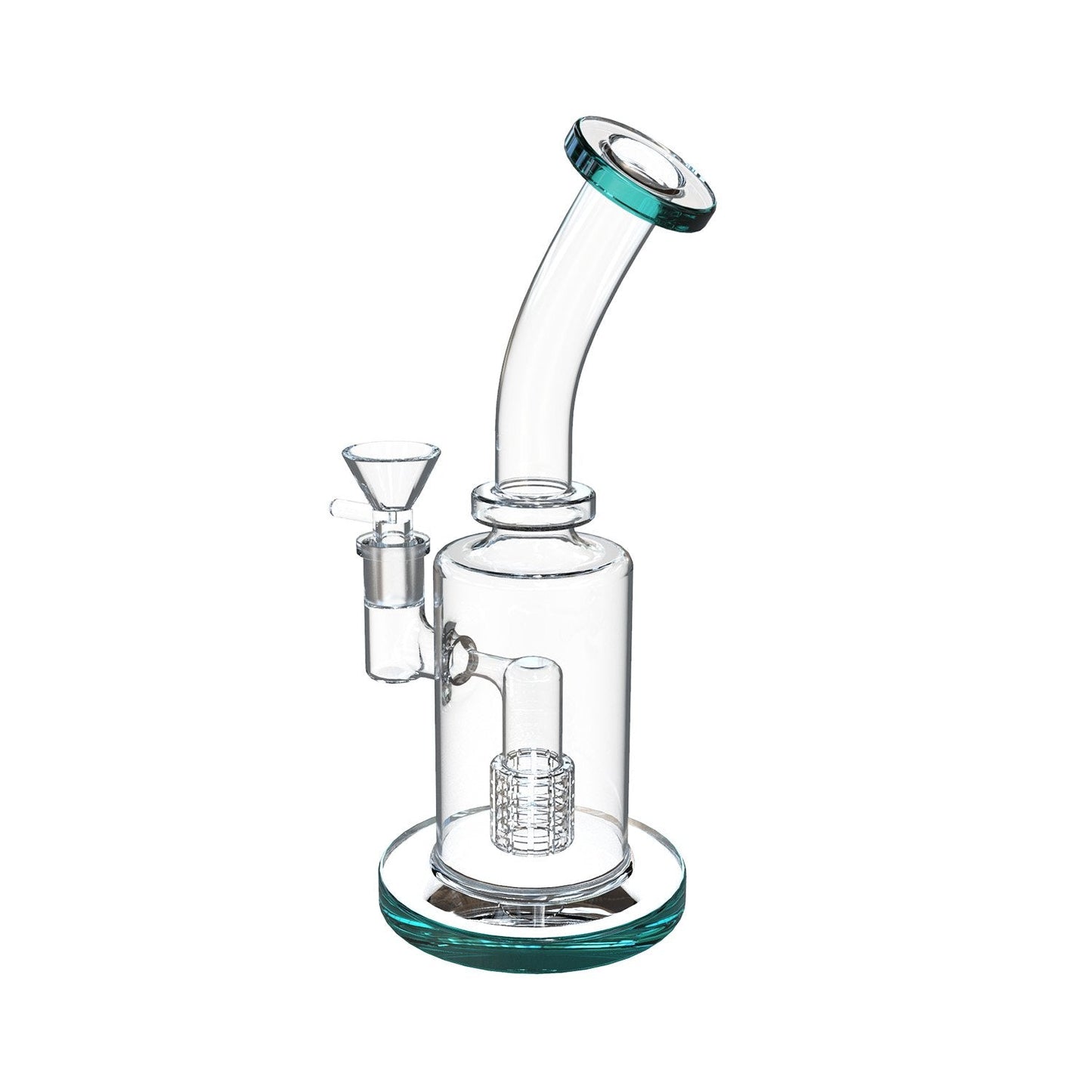 Bent Neck Water Pipe w/Matrix